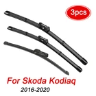 Набор щёток стеклоочистителя MIDOON LHD для Skoda Kodiaq 2016, 2017, 2018, 2019, 2020, 24 дюйма, 21 дюйм, 13 дюймов