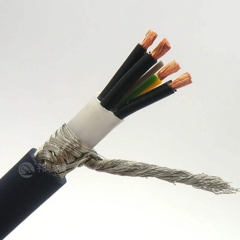 Линейный моторный кабель сверхскоростной 4 ядра 0 75 мм² 19AWG выдерживает 20