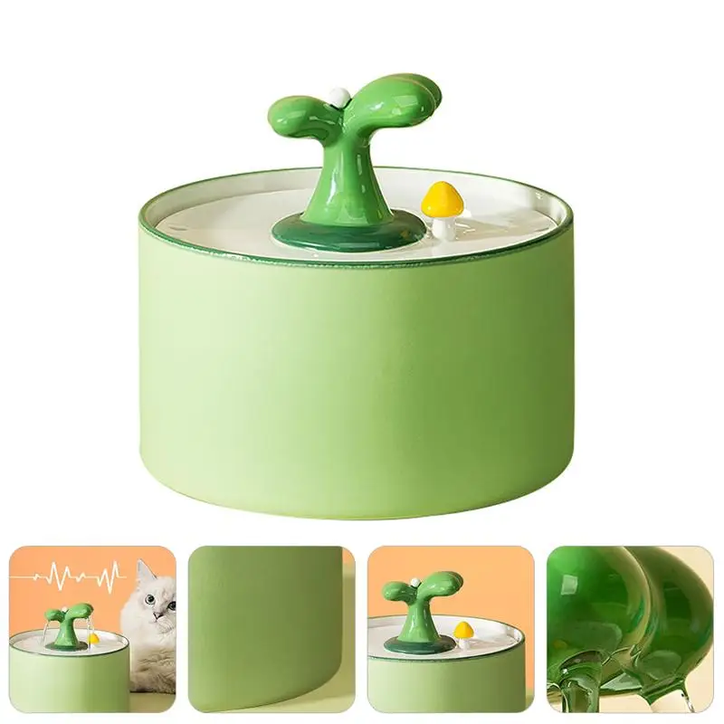 

1Pc Ceramic Beautiful Pet Water Dispenser Cat Drinking Fountain Pet Water Fountain