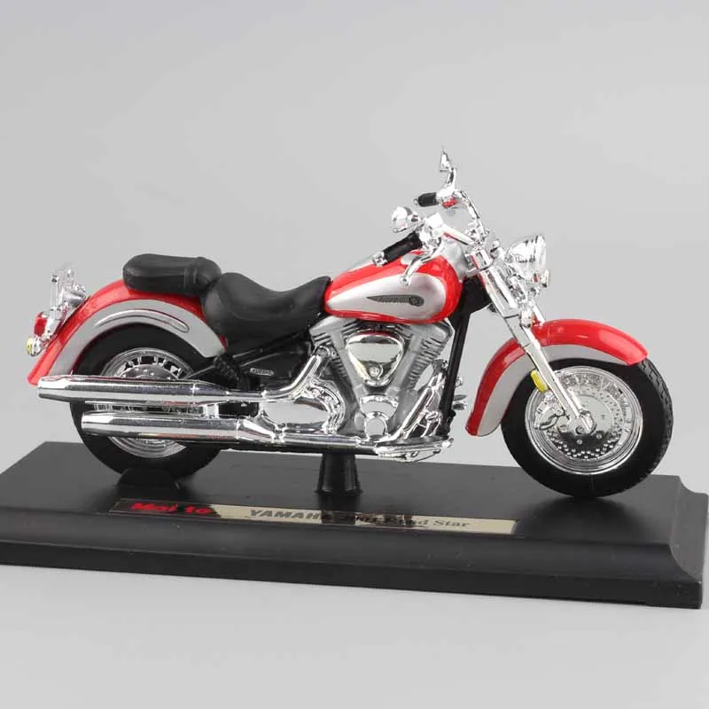 1/18 масштабные детские мини металлические Литые под давлением YAMAHA 2001 Road Star Silverado touring cruiser модели мотоциклов Коллекция игрушек для детей