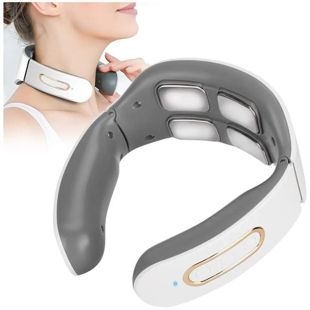 

USB Перезаряжаемые массажер для шеи шейного отдела позвоночника Массаж прибор Электрический плеч массажер для тела боли рельефная мышца сти...