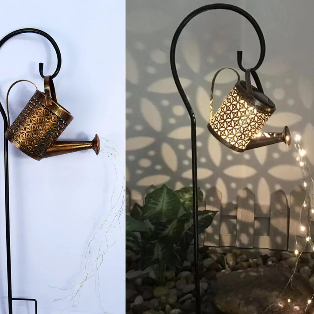 

Поливочная баночка на солнечной батарее, светодиодный ная лента для сада, ландшафта, освещение для двора, плантатор для двора, наружные укра...