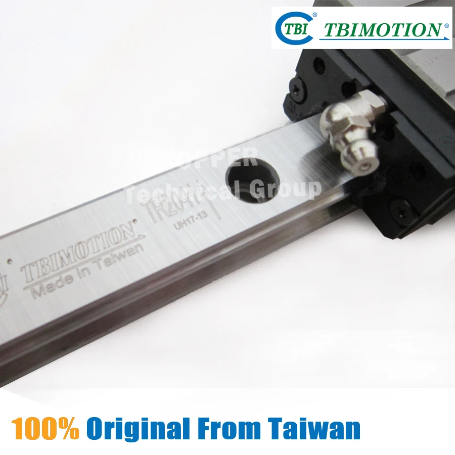 Оригинальный линейный направляющий рельс Taiwan TBI TRH25 1200/1500 мм с блоками слайдов
