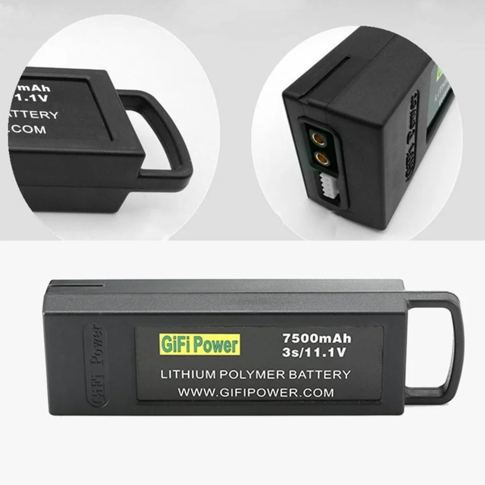 

1PC Original GiFi Battery for Yuneec Q500 4K RC Drone 3S 11.1V 7500mAh Upgrade Rechargeable Battery
