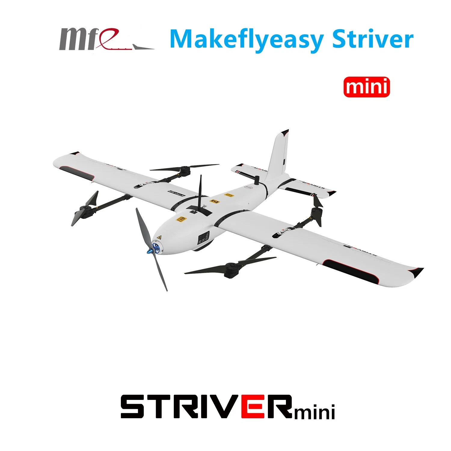 Makeflyeasy Striver mini 2100 мм VTOL версии 4 + 1 переносчик для аэрофотосъемки фотографирование