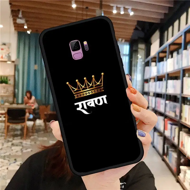 

couple Golden King Queen Phone Case For Samsung galaxy S 7 8 9 10 20 edge A 6 10 20 30 50 51 70 note 10 plus