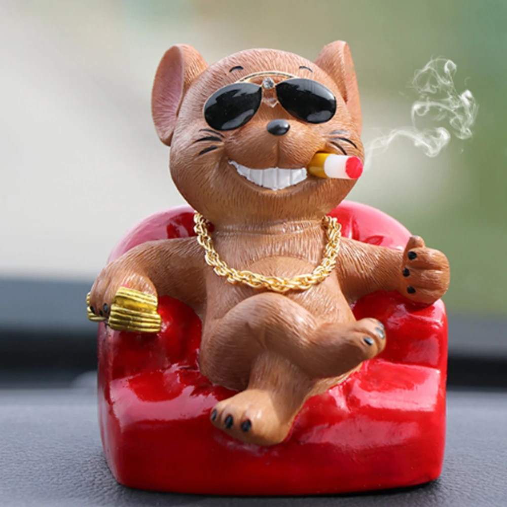 Украшение для автомобиля ПВХ милая трясущаяся голова собака автомобили интерьер