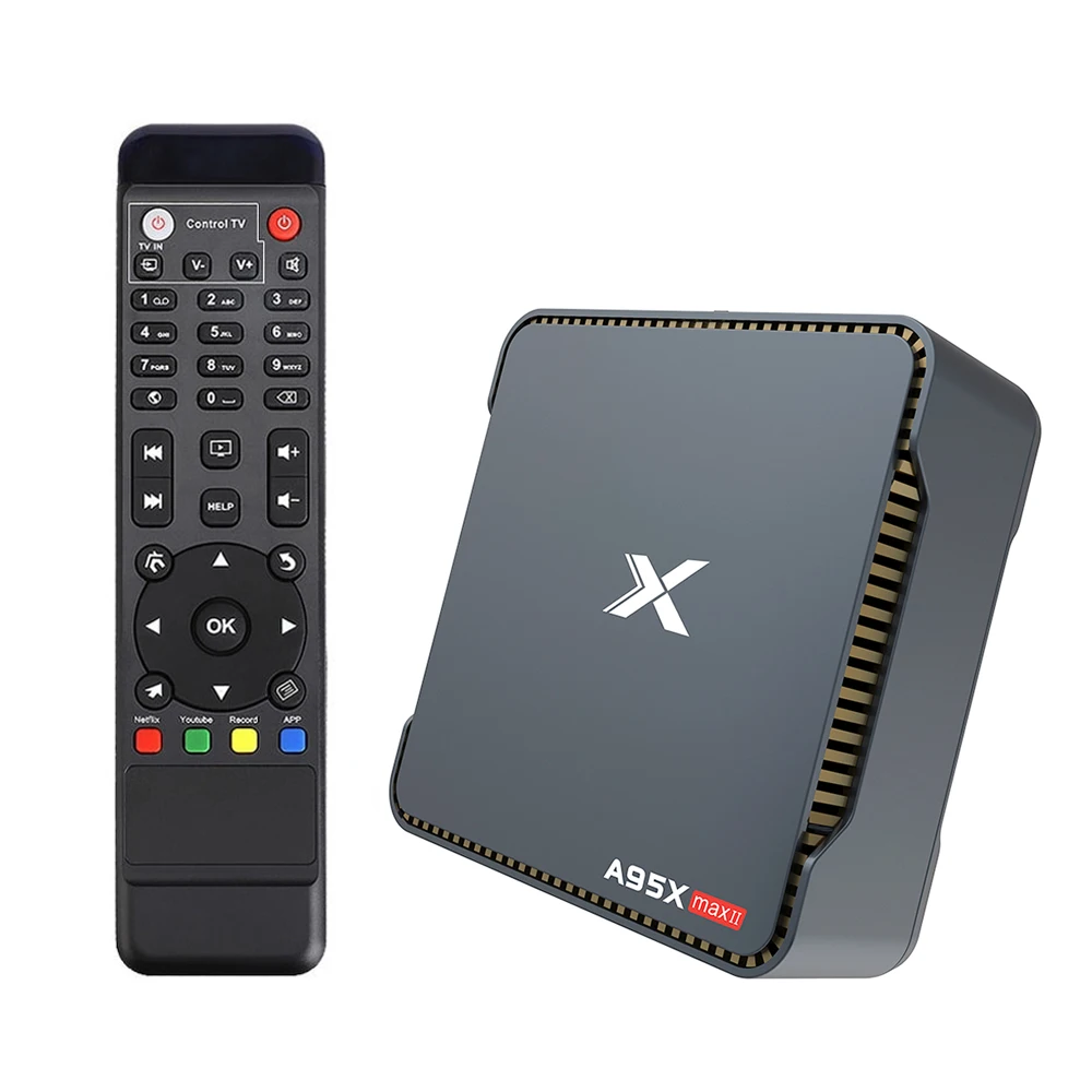 A95X ПЛИС MAX II Amlogic S905X3 Android 9 0 ТВ коробка 4 Гб 64 2 г 5G двойной WI FI BT 1000 м G31 GPU Media Player Smart