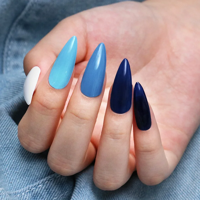 BORN PRETTY Blue серия Гель-лак для ногтей 6 мл замачиваемый УФ-Гель-лак чистый цвет лак для ногтей Гель-лак долговечный