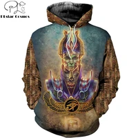 osiris god and eye of horus 3d printed mens autumn hoodie sweatshirt unisex casual streetwear zip hoodies jacket pullover kj663