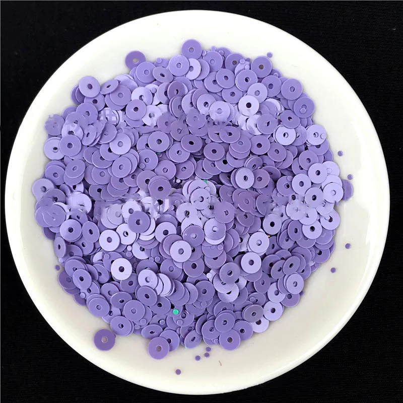 Light Purple 2000 шт ПВХ блестки многоцветные пластиковые свободные блестки для платья дома вечерние свадебные украшения блестки стеклянные бусины труба пятно 4 мм - Цвет: Light Purple