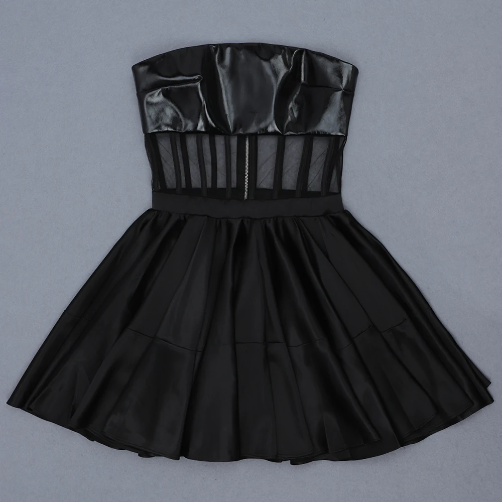 

2020 new sexy women black strapless off shoulder Bandage Dress Bodycon Sexy Celebrity evening Party Dress dropshipping