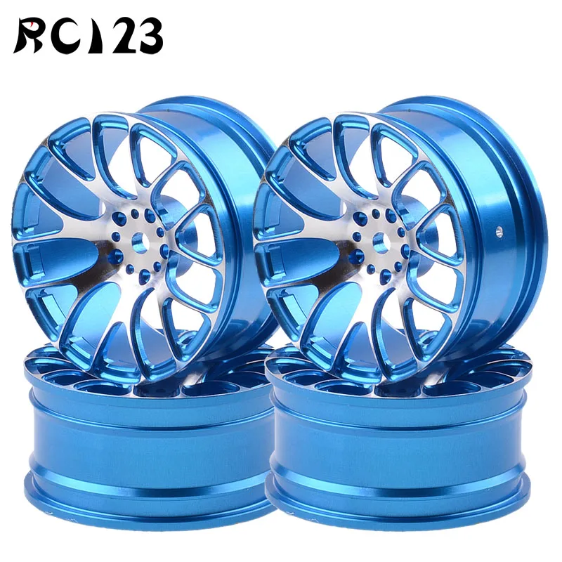 

4Pcs Aluminum Alloy 7Y Spoke Wheel Hub Rims For RC 1/10 On-Road Drift Sakura Traxxas HSP Tamiya HPI Kyosho RedCat NEW ENRON