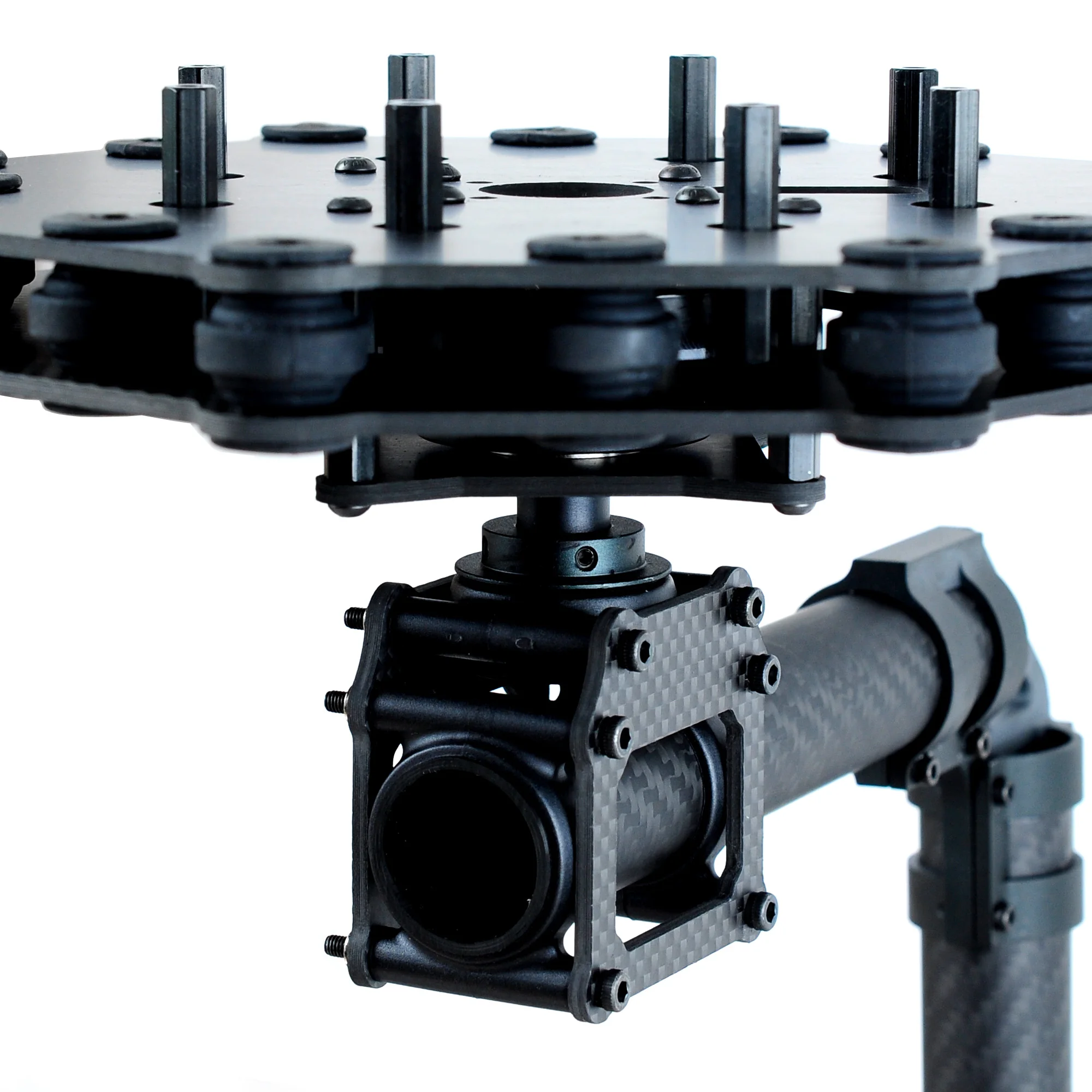 3-осевой Бесщеточный Стабилизатор камеры DSLR с поворотом на 360 градусов (с мотором)