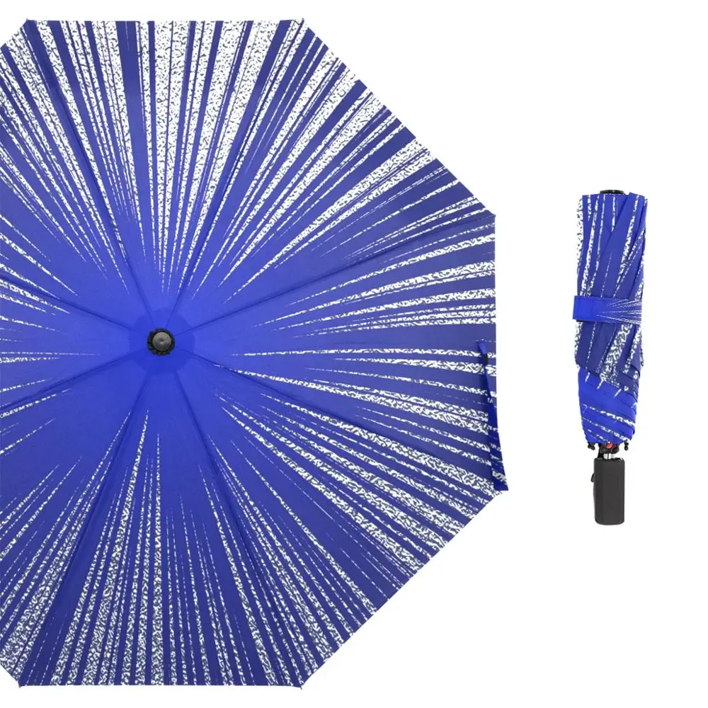 Фото Элемент Sun Ray или Star Burst с зонтиком Sparkles, три складных женских зонта, неавтоматический ветрозащитный зонт от дождя для мужчин №4
