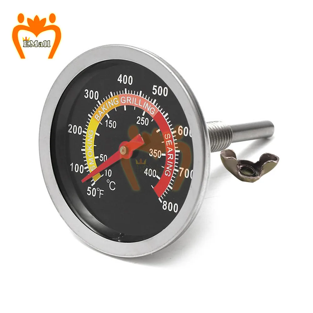 Термометр из нержавеющей стали для барбекю гриля 50 800 градусов по Фаренгейту 10 400