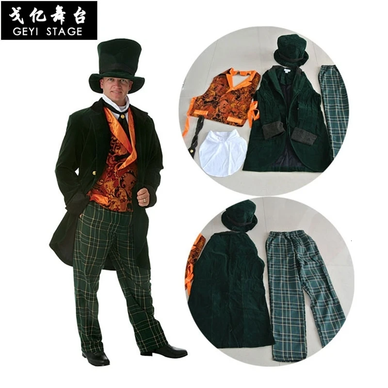 Алиса в стране чудес костюм на Хэллоуин Костюм Джентльмена магический