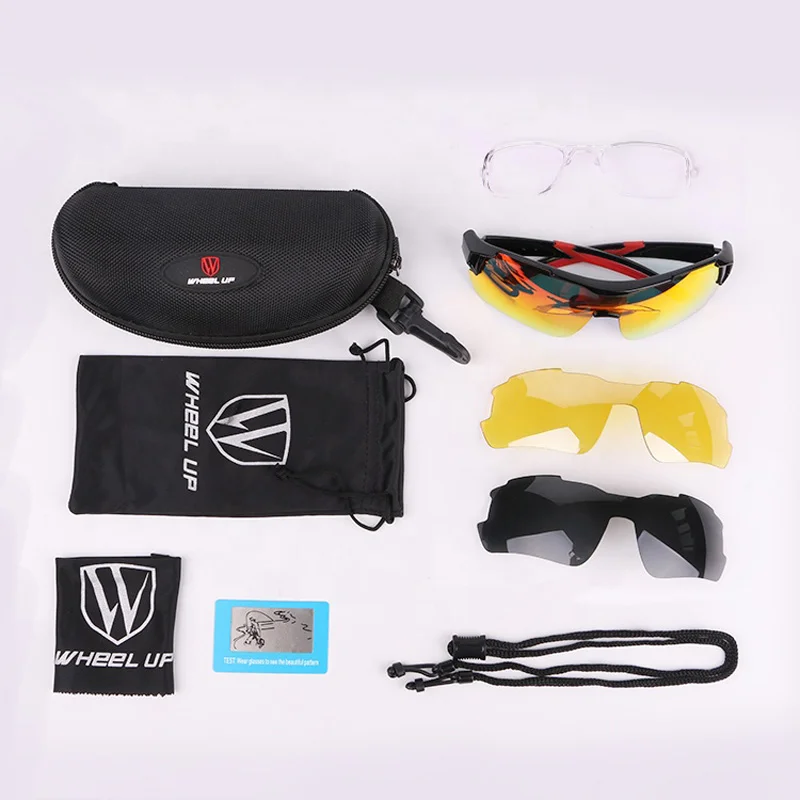 

Wheel Up Frame Glasses 400 Men's and Women's Protective Cycling Sports Glasses Colorful Bicycle Sunglasses