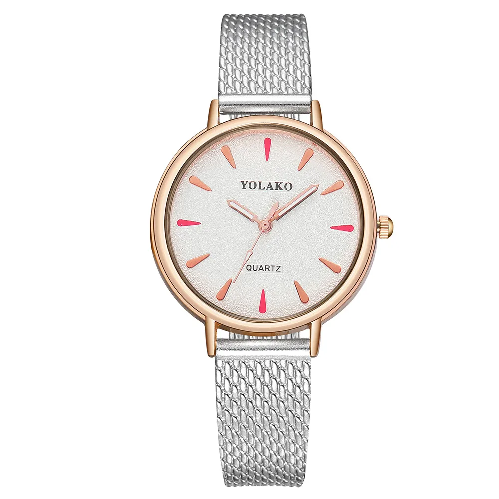 

Fashion Simple Women Watches Elegant Quartz Wristwatch Ladies Simple Mesh Watch Women Female Clock Montre Femme zegarek damski