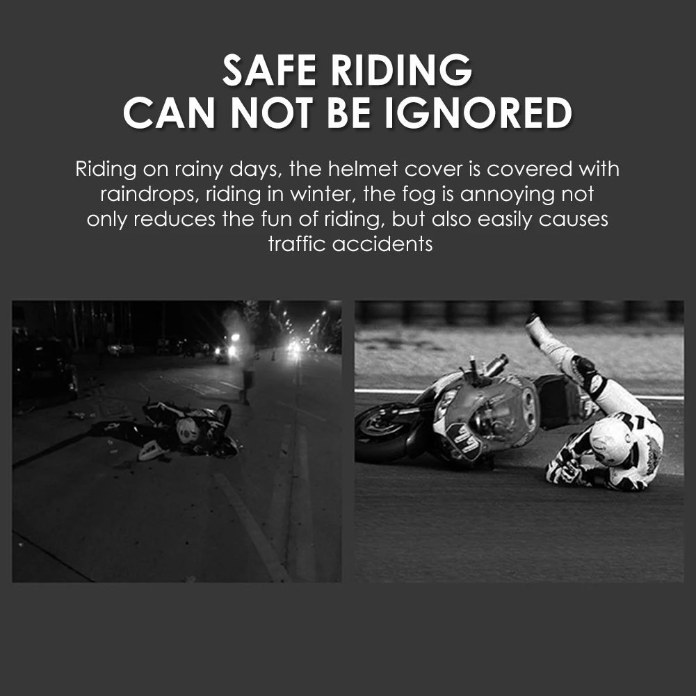 

Practical Anti Fog Film for Motorcycle Helmet Visor Nano Coating PET Multi-functional Durable Classic Fog Resistant Film