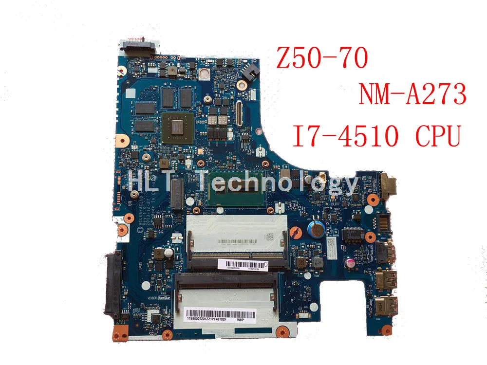 

Материнская плата для ноутбука Lenovo Z50-70 5B20G45409 с Φ CPU GT840M 4 Гб DDR3L 100% протестирована