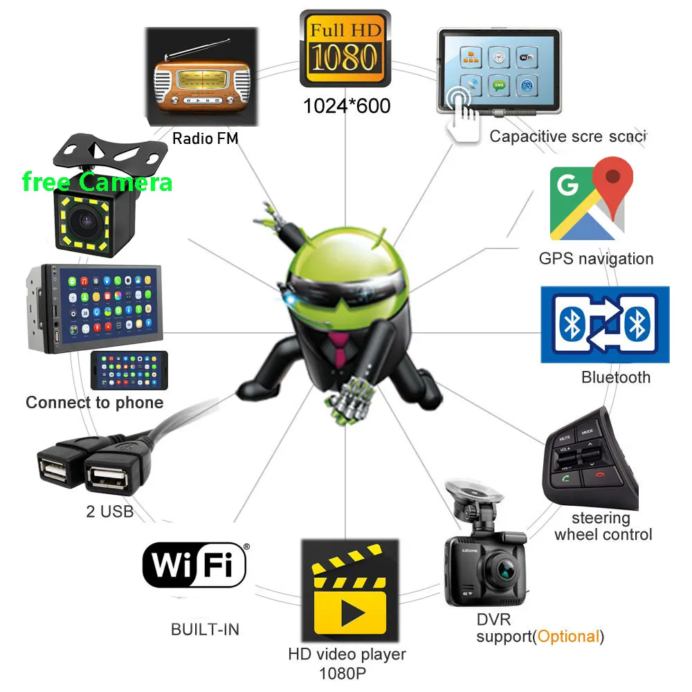 9 'ƈ din Android 8 1 автомобильный dvd плеер для современного Solaris accent Verna 2011 2016 радио