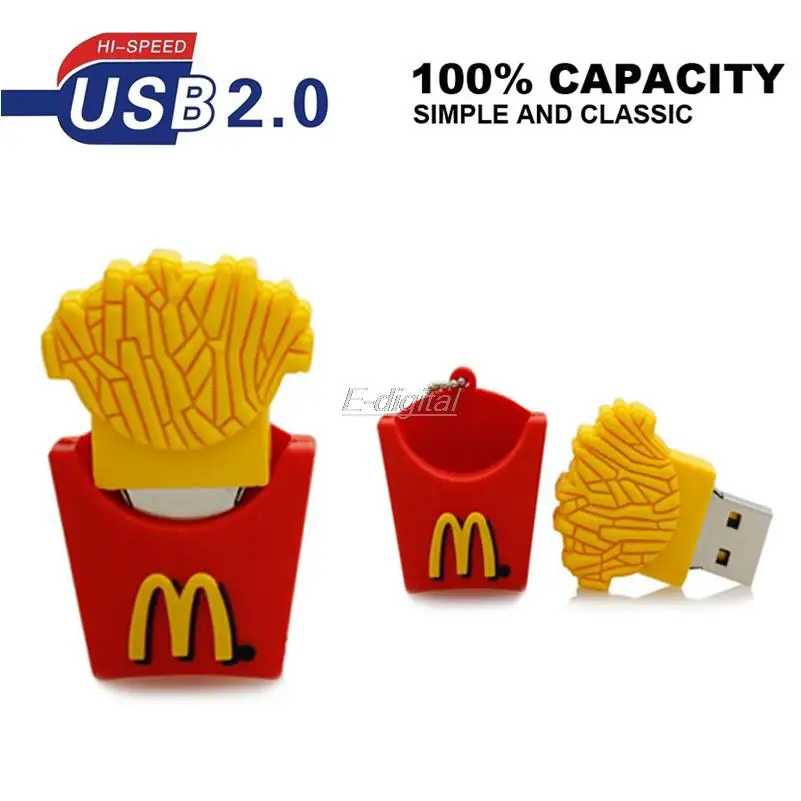 Mcdonald's Питание usb флешки хорошее качество флэшка 2 0 флеш накопитель 64 Гб