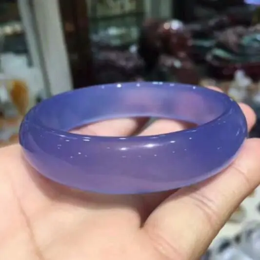 Природный нефрит миелин турецкий синий фиолетовый нефритовый браслет |