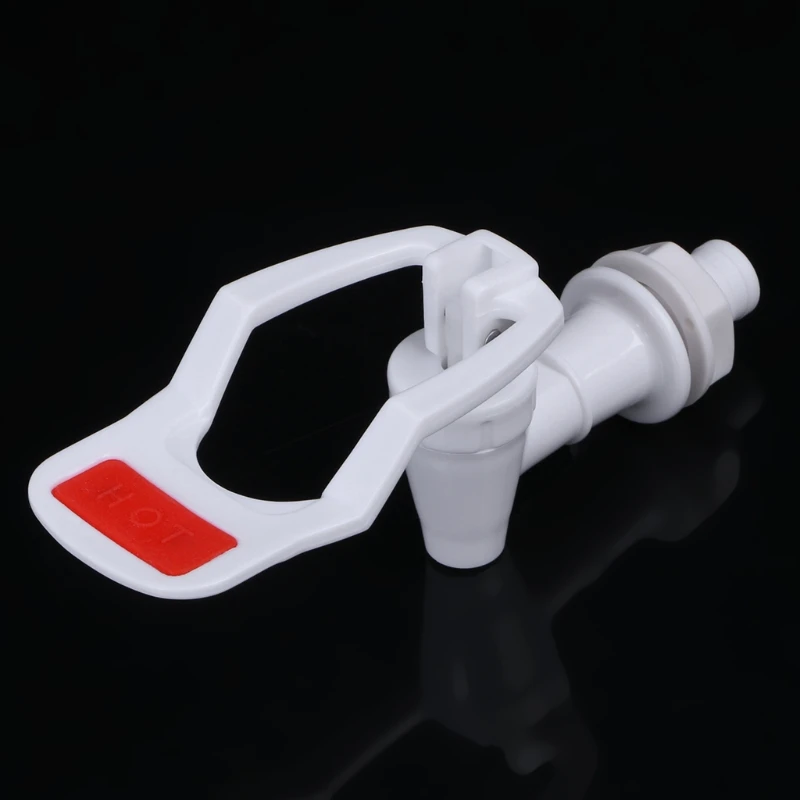 

2 Pcs Water Dispenser Replacement Push Type White Plastic Tap Faucet H05F