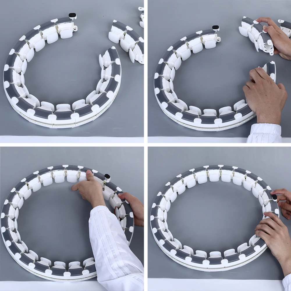 

Adjustable Sports Slimming Hoops Massage Circle Not Drop Adjustable Waist Training Ring Abdominal Weight Loss Fitness Hoop