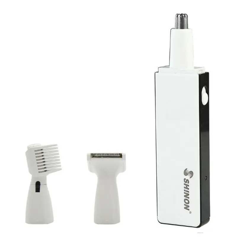 

Multifunctional Electric Nose Hair Trimmer Simple Square Eyebrow Trimmer And Temple Knife Three In One Trimmer