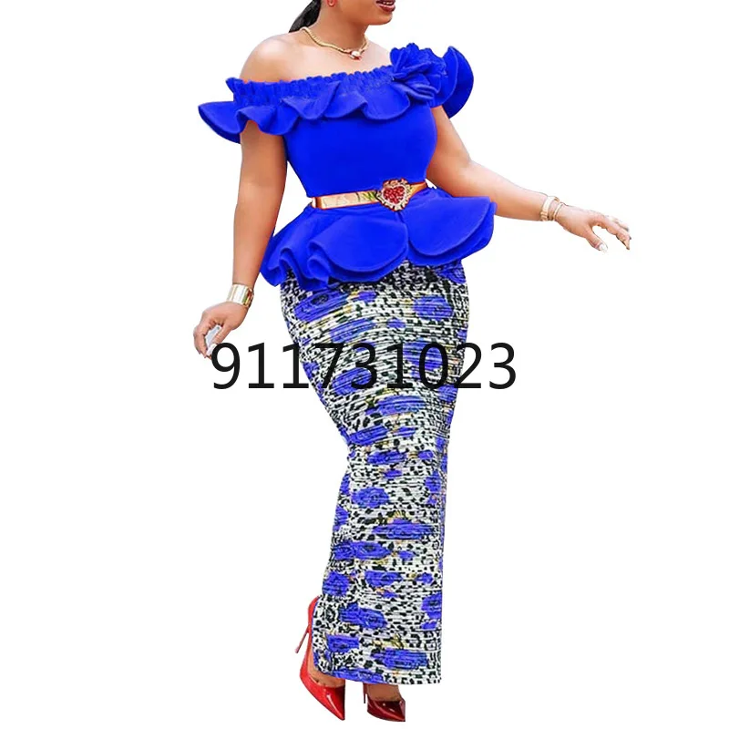 Африканские платья для женщин весна-осень 2021 Африканское женское длинное платье