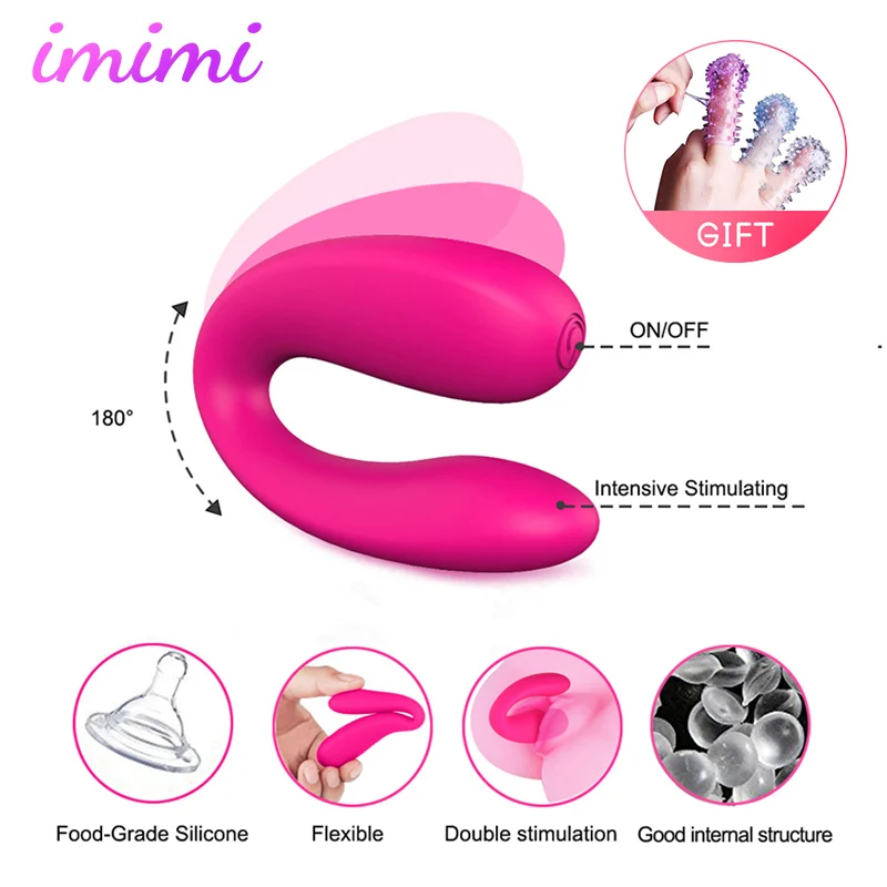 Мощный вибратор двойной мотор вибрирующий Массаж точки G страпон Анальный