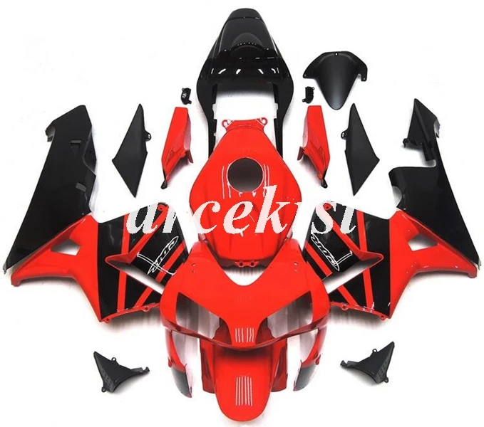 

New ABS Motorcycle Whole Fairings Kit for HONDA CBR600RR F5 2003 2004 03 04 CBR600 600RR Bodywork set Custom Free black red