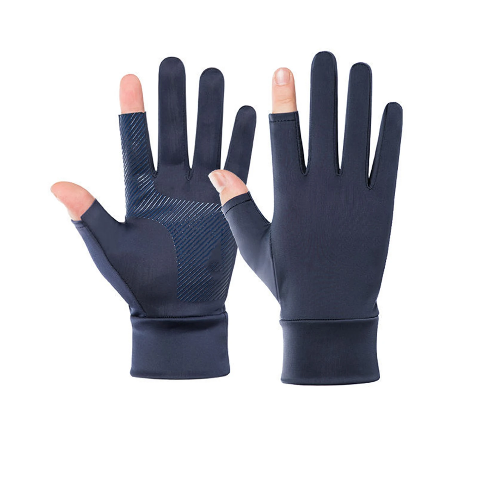

Men's Breathable Gloves Non Slip Showing Fingers Gloves Outdoor Riding Driving Gloves Bike Accessories guantes ciclismo EDF
