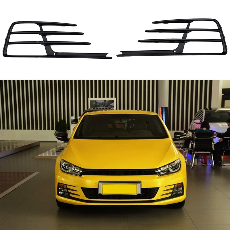 

Car Front Left Right Bumper Fog Light Lamp Grill For- Scirocco 2015 2016 1K8853665E 1K8853666E