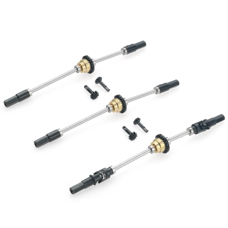 

1 Set Metal Axle 6WD Front Rear Middle Differential & 1 Pcs Metal 2 Speed Transmission Speed Change GearBox