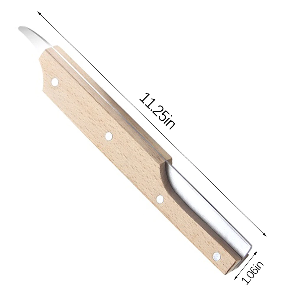 Открывалка для кокоса Фруктовый нож с двумя концами кокосовое резак деревянной