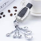 Высокое качество Алмазный цинковый сплав автомобильный чехол для ключей держатель для Mercedes Benz W203 W210 W211 W124 W202 W204 AMG CLA аксессуары