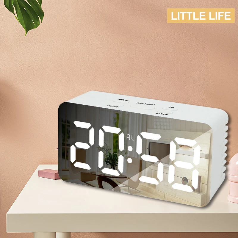 

Цифровой будильник для детской спальни функция повтора температуры настольные часы светодиодсветодиодный электронные часы стол