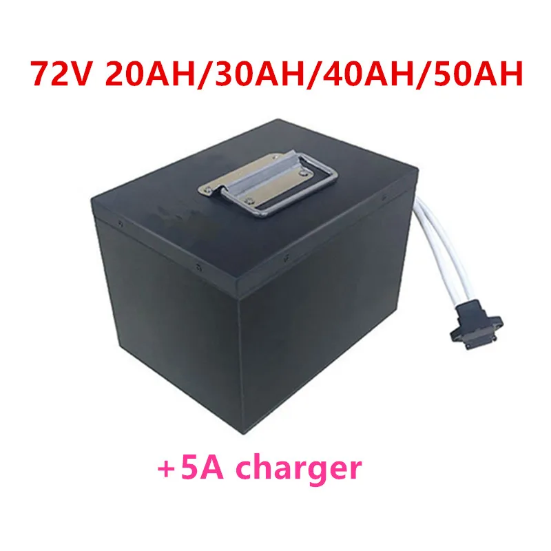 

72V 20Ah 30Ah 35Ah 40Ah 50AH Ebike Off-road scooter tricycle Golf Cart cruiser Battery pack for 72V 2000W 3000W 4000W Motor