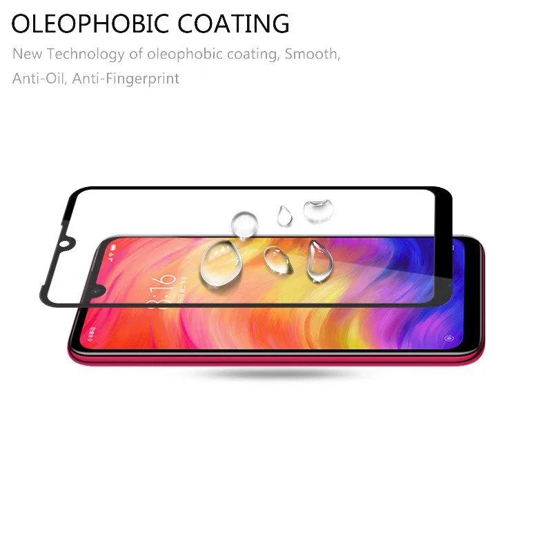 2 в 1 Защитное стекло для камеры Redmi 7 8 7A 8A защита экрана закаленное Xiaomi Note pro легкая