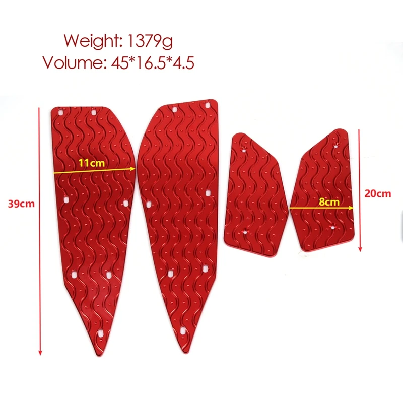 

for YAMAHA Xmax 300 XMAX300 17-20 Motorcycle Footrest Pedals Pedals CNC Footrest MATS Pedals Aluminum Alloy