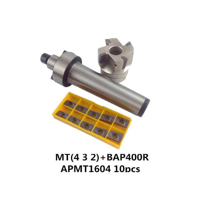 MT2 FMB22/MT3 FMB22 M12/MT4 FMB22 M16+ 400R 50 22 торцевая фреза+ 10 шт. APMT1604 карбидные вставки для ЧПУ центр