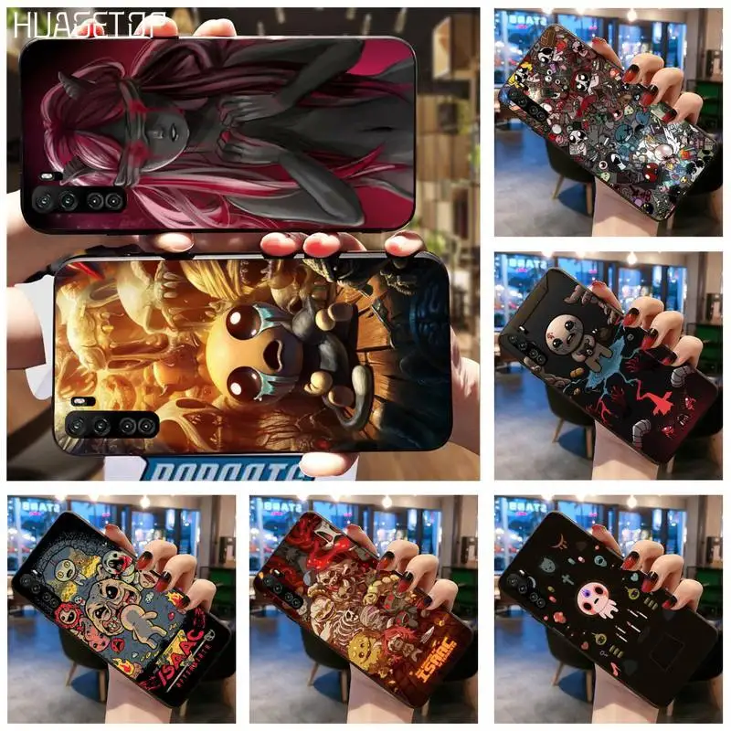 

HUAGETOP The binding of isaac Afterbirth Silicone Black Phone Case For Huawei Nova 6se 7 7pro 7se honor 7A 8A 7C Prime2019