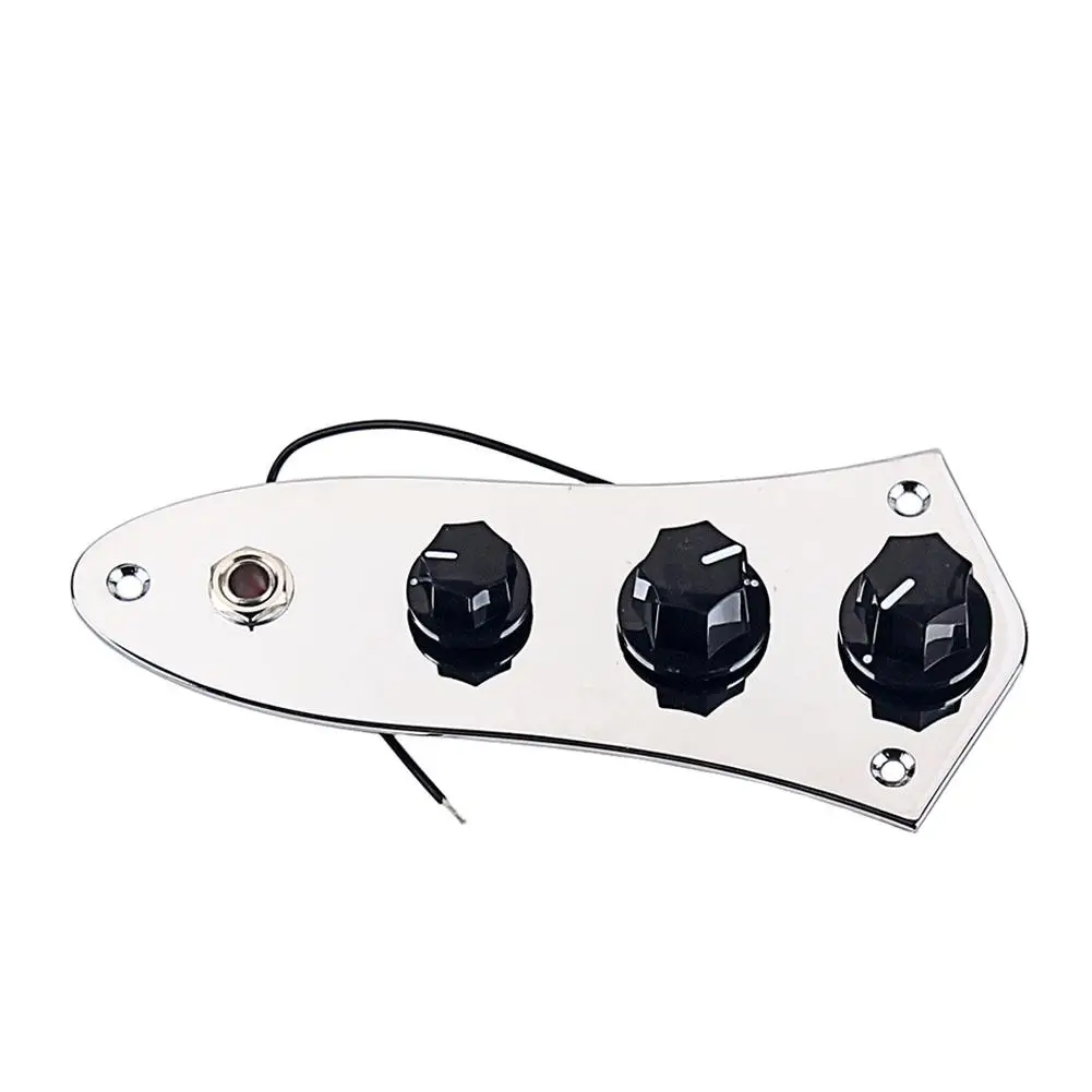 

Zine Alloy Control Plate Iron Plate Line for Jazz Bass JB Guitar