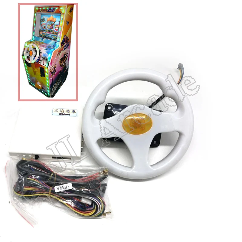 

Версии качели гоночный автомобиль игровая доска с красочным светодиодным рулевым колесом провод для детской игровой машины пожарный автом...