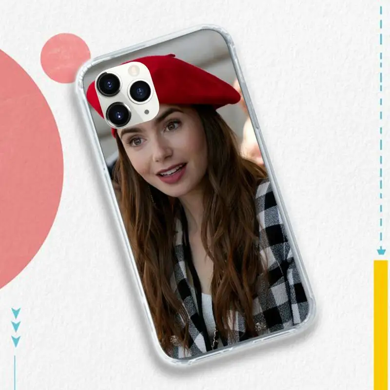 

Emily in Paris TV show high quality luxury Phone Case coque for iPhone 11 12 pro XS MAX 8 7 6 6S Plus X 5S SE 2020 XR