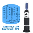 4 в 1 ручной рефрактометр тестер мочевины 30-35% Adblue Жидкость гликоль батарея антифриз измеритель концентрации ATC