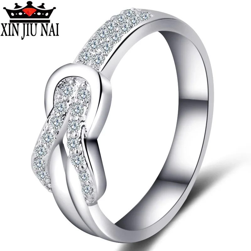 Золото/серебро Циркон Модные женские ювелирные изделия Роскошные блестящие